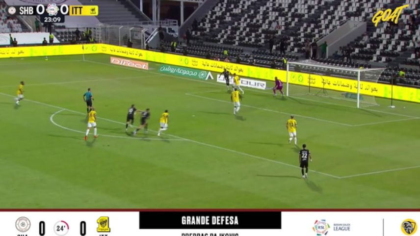 Al Shabab - Al Ittihad 0 - 0 | DEFESA DO GOLEIRO - Predrag Rajkovic