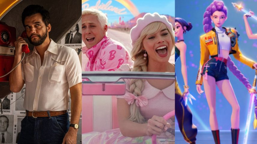 Sucessos nos cinemas, 'O Agente Secreto', 'Barbie' e 'Guerreiras do K-Pop' também acumularam vitórias em premiações