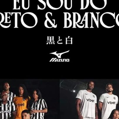 Botafogo apresenta novos uniformes para a temporada e estreia contra o São Paulo