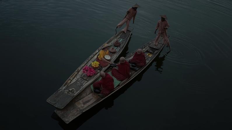 Morning routine in Inle Lake, Myanmar, 2025. Shot on iPhone 13.