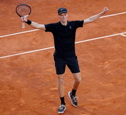 Sinner vence Ruud e conquista título histórico no Italian Open