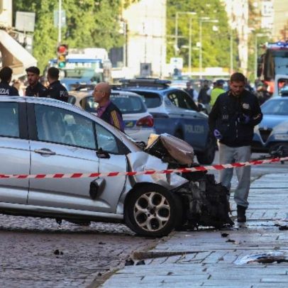 Oito ficam feridos em atropelamento de pedestres em Modena, Itália