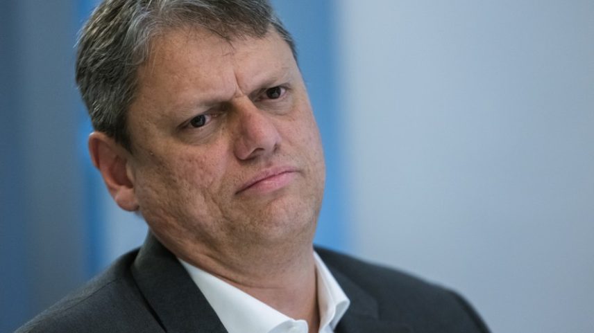 Tarcísio de Freitas: 'O escândalo do banco Master está no centro das atenções de todos os brasileiros' — Foto: Tuane Fernandes/Bloomberg