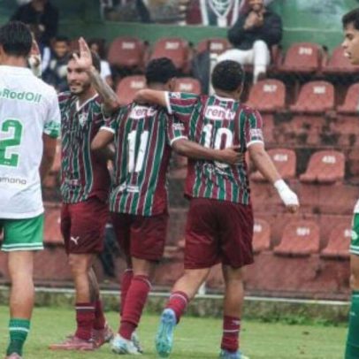 Fluminense goleia Juventude, lanterna, no Brasileirão Sub-20