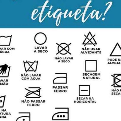Símbolos nas etiquetas revelam como conservar melhor as roupas