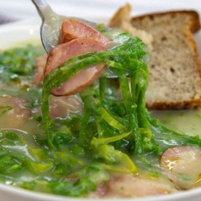 Carne mais saudável para sopa de ervilha sem calabresa nem bacon