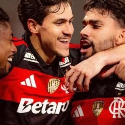 Pedro decide, Flamengo lidera Grupo A da Liberta
