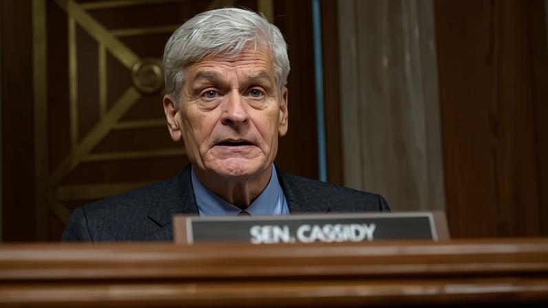Bill Cassidy in Washington DC on 13 February 2025.