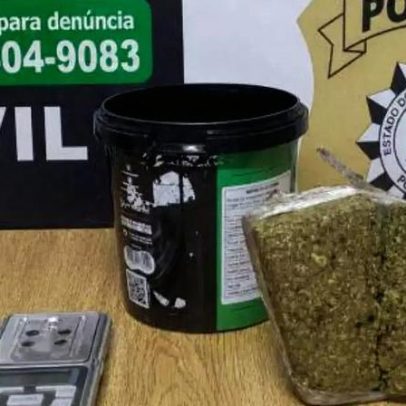 Polícia Civil apreende maconha enviada pelos Correios