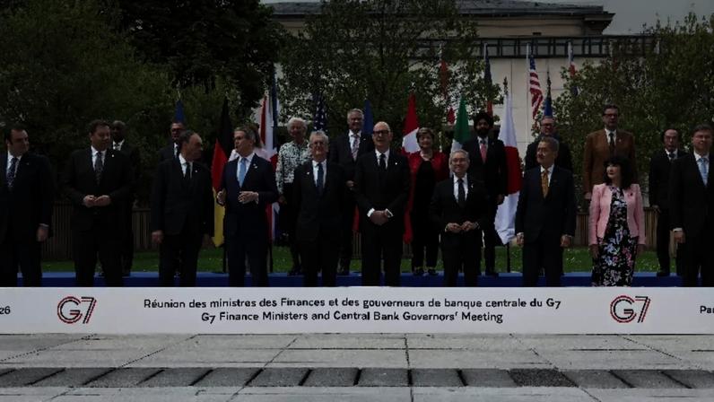Reunião dos ministros das Finanças e presidentes dos bancos centrais do G7 em Paris 18 de maio de 2026. REUTERS/Tom Nicholson