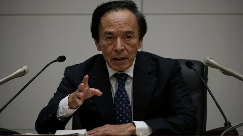Kazuo Ueda, presidente do BoJ — Foto: Kiyoshi Ota/Bloomberg