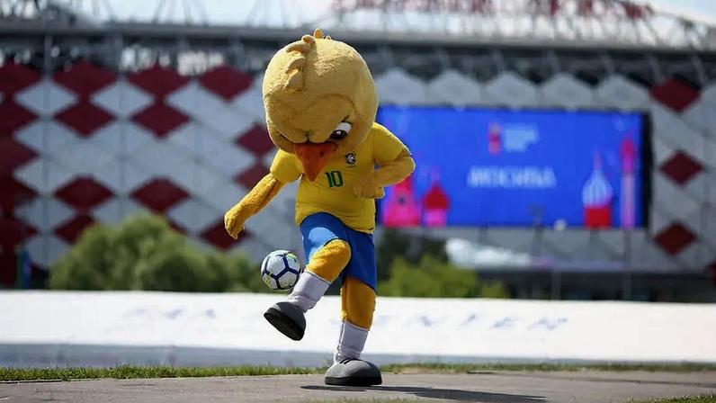 Canarinho Pistola estreou com a Seleção na Copa do Mundo de 2018, na Rússia. (Foto: Lucas Figueiredo/CBF)