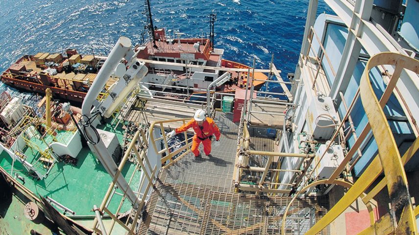 Na foto, Plataforma da Petrobras.