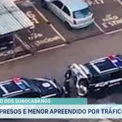Recreio dos Sorocabanos: dois presos e menor apreendido por tráfico