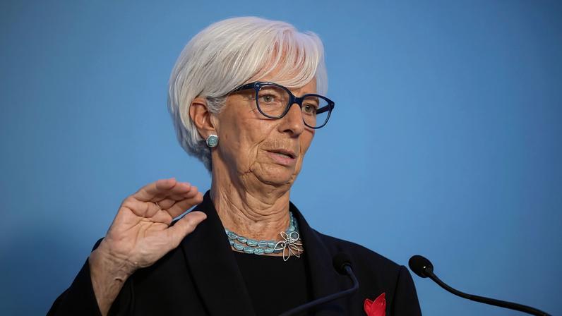 Presidente do Banco Central Europeu (BCE), Christine Lagarde — Foto: Goncalo Fonseca/Bloomberg