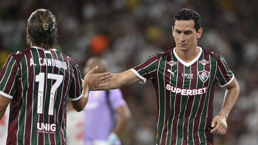 Canobbio e Ganso Fluminense x Bangu Campeonato Carioca 2026 — Foto: André Duão