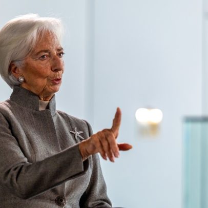 Riscos climáticos ganham peso na política monetária, afirma Lagarde
