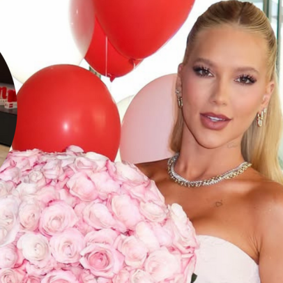 Virgínia ganha buquê 200 rosas e presentes de Vini Jr.; Zé Felipe rouba a cena