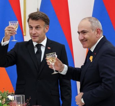 Macron apoia PM pró-Europa da Armênia no fim da campanha de reeleição