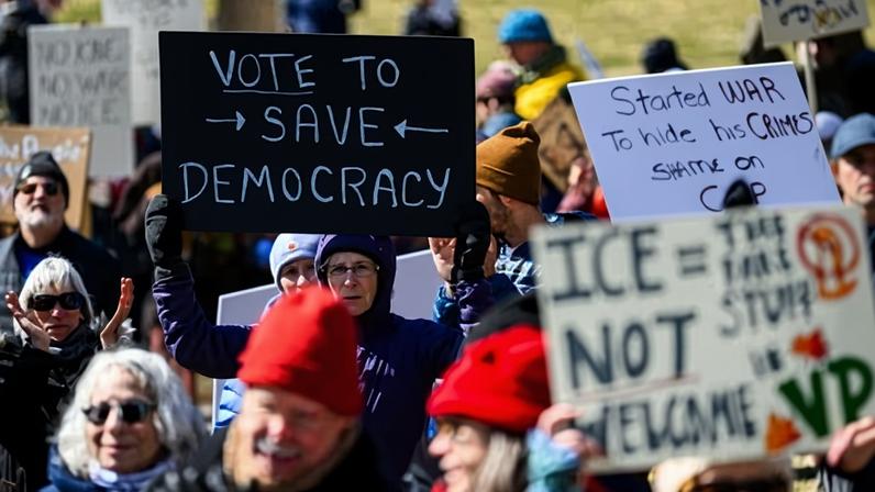 ‘The party’s future beyond November is perhaps murkier than ever.’ Photograph: John Lazenby/Universal Images Group via Getty Images