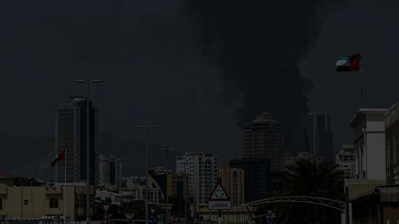 Zona industrial de Fujairah, nos Emirados Árabes Unidos — Foto: Bloomberg