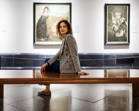 ‘Goya painted the future. He saw things others don’t’ … Slimani with some of her favourite works.