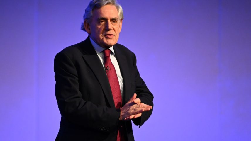 Gordon Brown (Leon Neal/Getty Images/Bloomberg)
