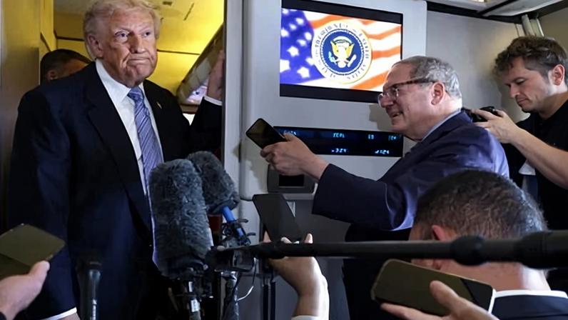 “I’ll speak to him,” Trump told reporters when asked about Taiwan’s president Lai Ching-te. “I speak to everybody ... We’ll work on that, the Taiwan problem.” Photograph: Alex Wong/Getty Images
