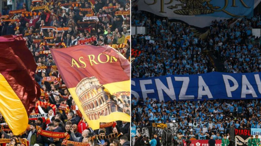 Jogo entre Roma e Lazio foi marcado para acontecer a partir das 12h (horário local)