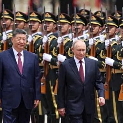 Xi Jinping e Vladimir Putin se reúnem em Pequim dias após visita de Trump