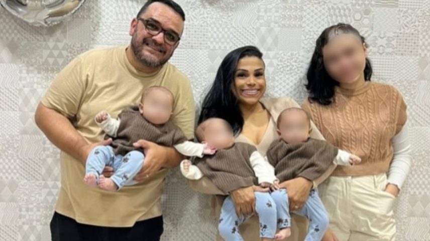Juliana Alves recebeu um milagre e teve trigêmeas. (Foto: Instagram/Juliana Alves).