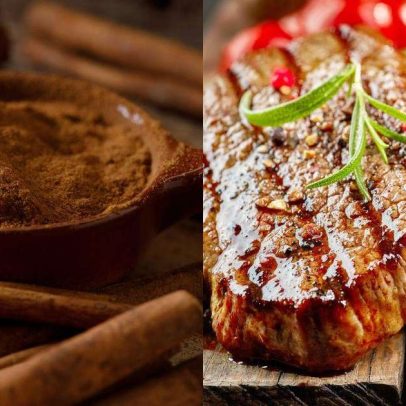 Canela na carne: truque simples para realçar o sabor dos pratos