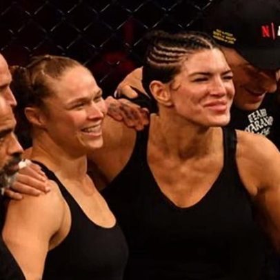 Ronda Rousey vence Gina Carano em 17 segundos no retorno ao MMA