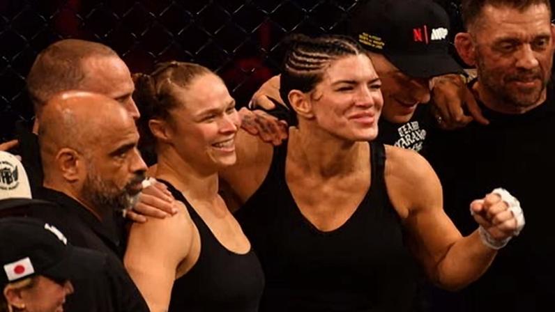 Ronda Rousey vence Gina Carano em 17 segundos no retorno ao MMA