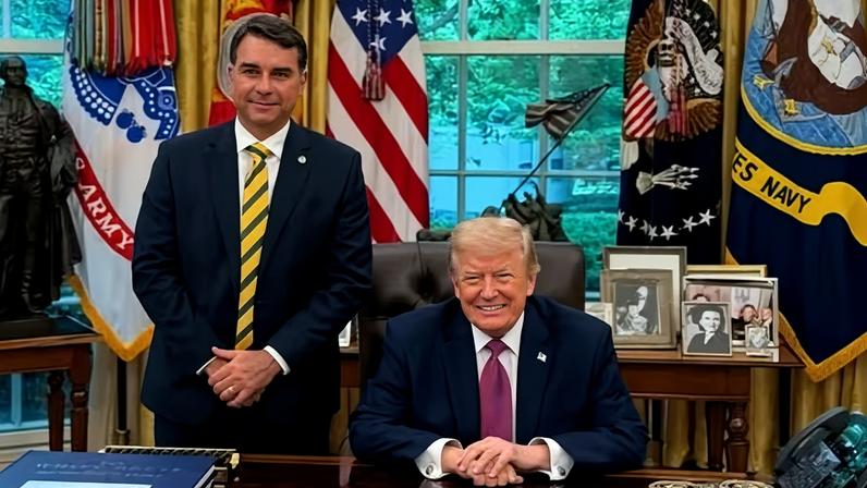 Flávio disse que pediu a Trump para tratar PCC e CV como terroristas