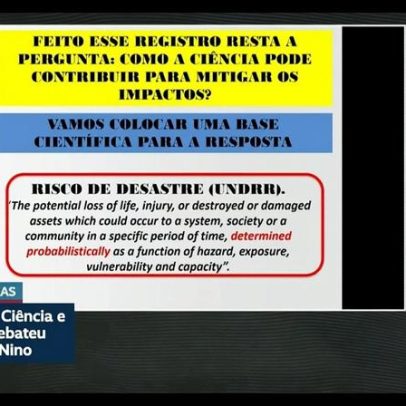 Especialistas destacam cooperação para enfrentar El Niño