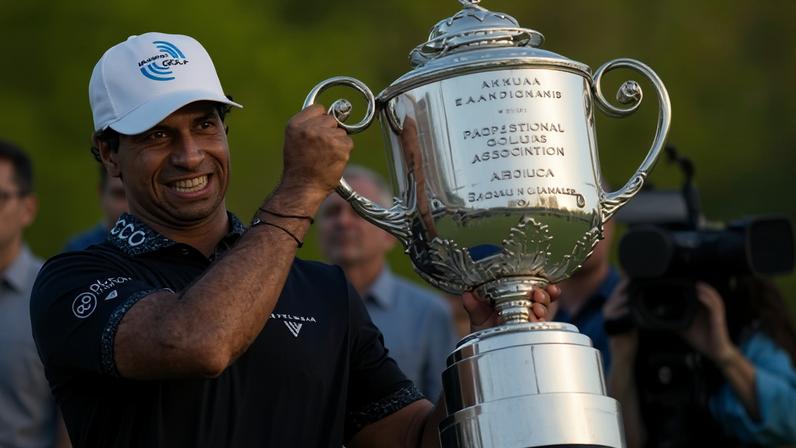 Aaron Rai vence o US PGA Championship e é visto como o "bom sujeito" do golf