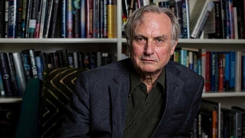 Richard Dawkins at his home in 2015.