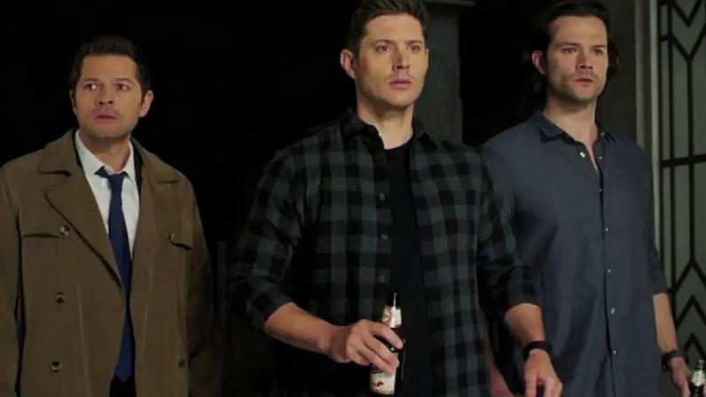 Após sucesso de 'Supernatural', Misha Collins (esq.), Jensen Ackles e Jared Padalecki voltaram a contracenar em 'The Boys'