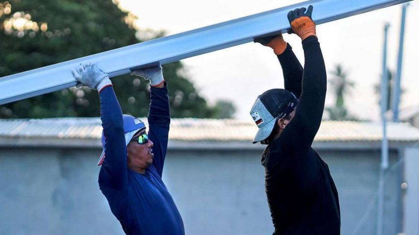 O crescimento econômico na Guiana está resultando em um aumento na construção de moradias e infraestrutura