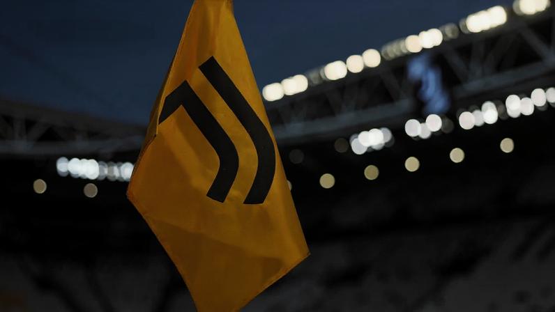 Bandeira da Juventus em escanteio
