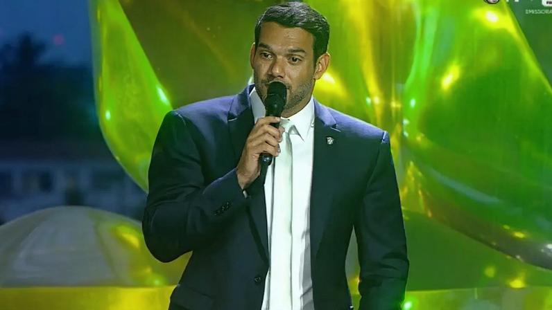 Samir Xaud em evento da convocação da Seleção –