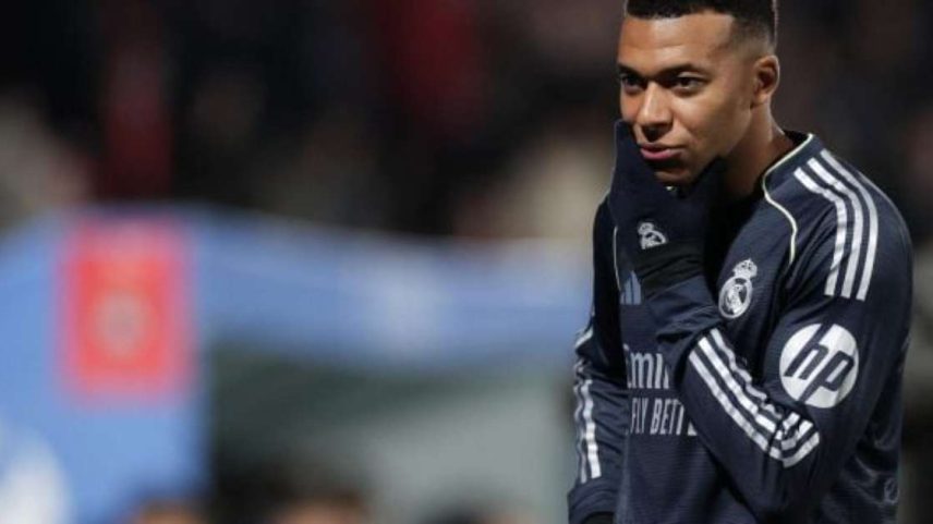 Mbappé volta a sentir dores na coxa esquerda em treino do Real Madrid –