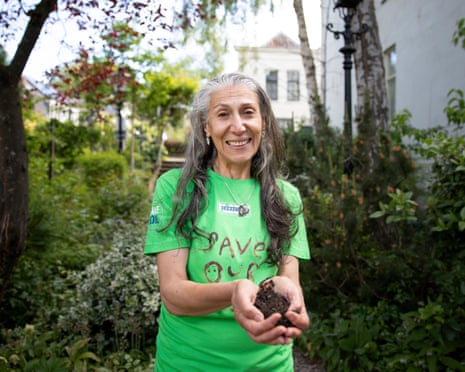 Soil sister … Iranian-born Sousan Samadani in her adopted home of Utrecht in the Netherlands.