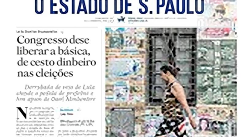 Capa Estadão: 21/05/2026