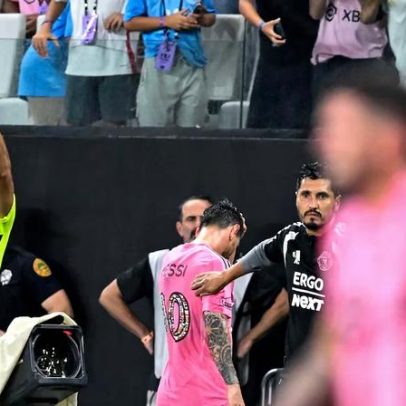 Messi não tem lesão muscular segundo diagnóstico inicial, diz Inter Miami