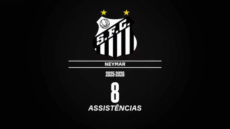 Números da segunda passagem de Neymar pelo Santos