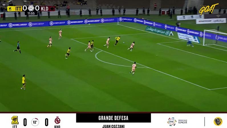 Empate sem gols entre Al Ittihad e Al Kholood com defesa de Juan Cozzani