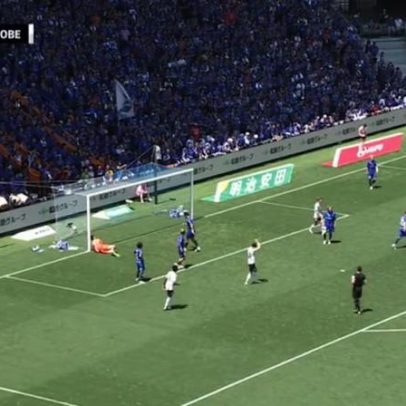 Nagasaki 1 x 1 Kobe; gol de Yoshinori Muto