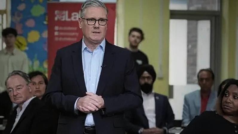 Keir Starmer addressed party members in Ealing, west London the morning after the elections